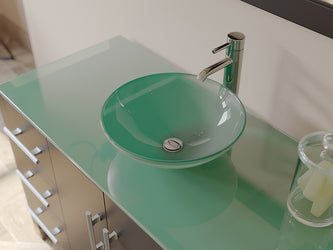 Cambridge Plumbing 8116 48" Solid Wood Single Sink Vanity Set - Luxe Bathroom Vanities