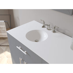 Cambridge Plumbing 8162 72" Solid Wood Double Sink Vanity Set - Luxe Bathroom Vanities