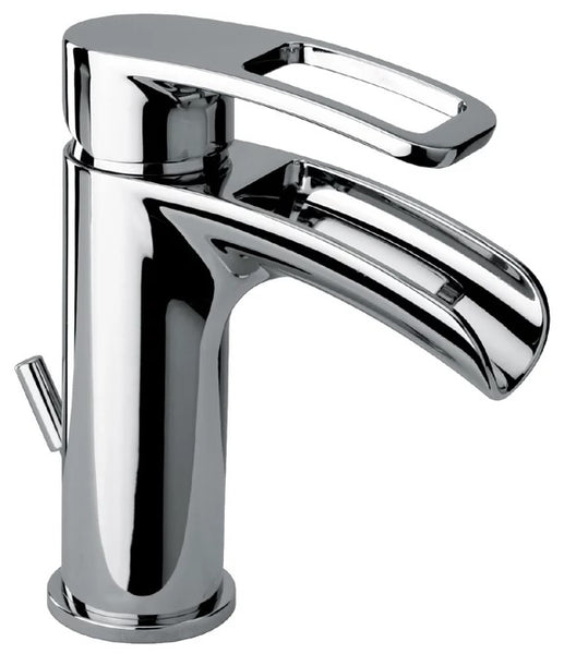 LaToscana OVO Small Waterfall Single Handle Lavatory Faucet - Luxe Bathroom Vanities