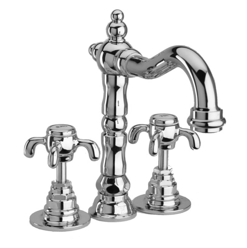 LaToscana ORNELLAIA Mini Widespread Lavatory Faucet with Lever Handles - Luxe Bathroom Vanities