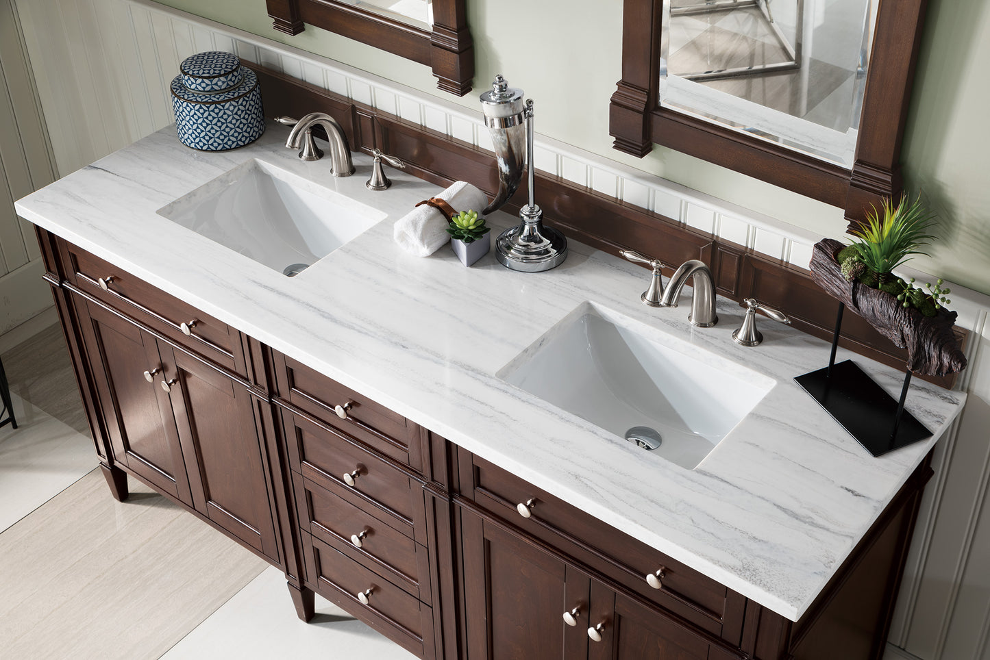 James Martin Brittany 72" Double Vanity - Luxe Bathroom Vanities Luxury Bathroom Fixtures Bathroom Furniture