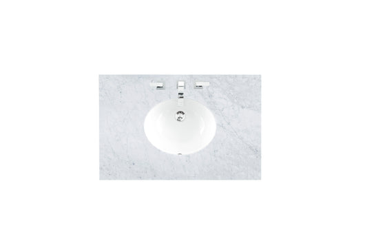 James Martin 36" Single Sink Top, 3 CM, Oval Sink - Luxe Bathroom Vanities Luxury Bathroom Fixtures Bathroom Furniture