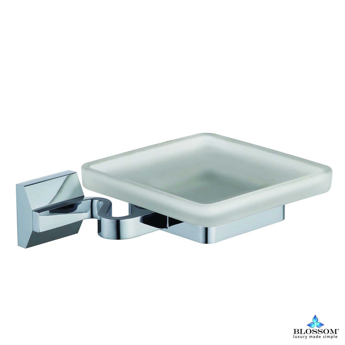 Blossom Soap Dish - Chrome BA0220201 - Luxe Bathroom Vanities Luxury Bathroom Fixtures Bathroom Furniture