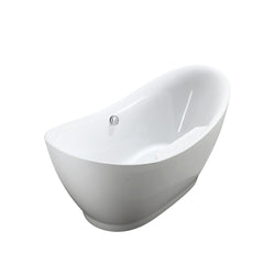 Salerno 68 inch Freestanding Bathtub - Luxe Bathroom Vanities