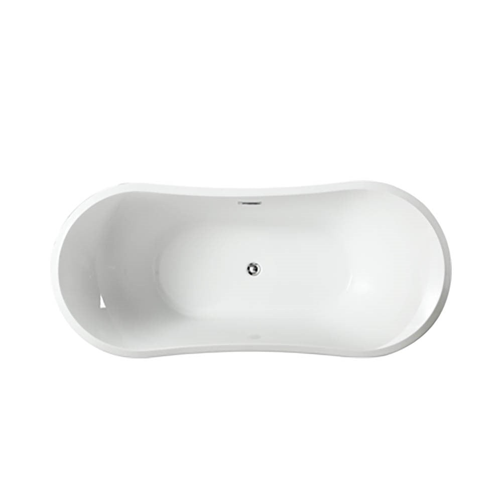 Ancona 71 inch Freestanding Bathtub - Luxe Bathroom Vanities