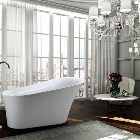 Arezzo 67 inch Freestanding Bathtub - Luxe Bathroom Vanities