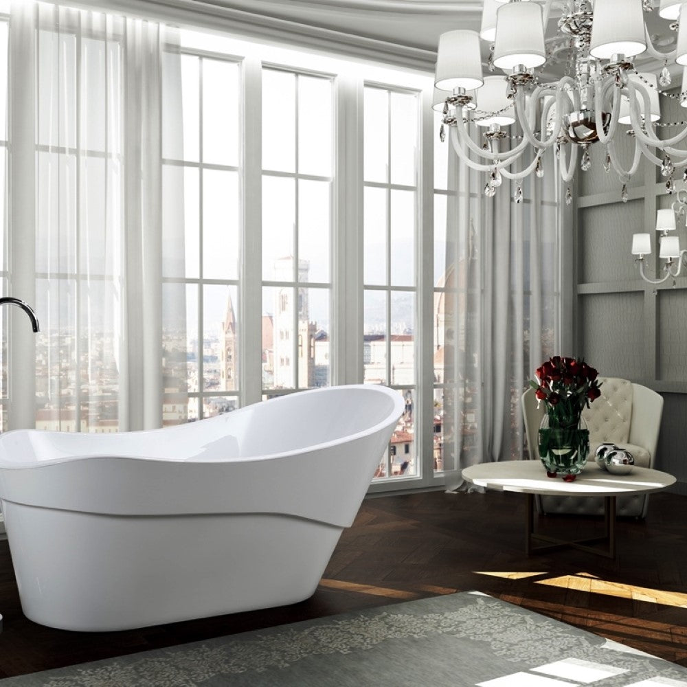 Bari 67 inch Freestanding Bathtub - Luxe Bathroom Vanities