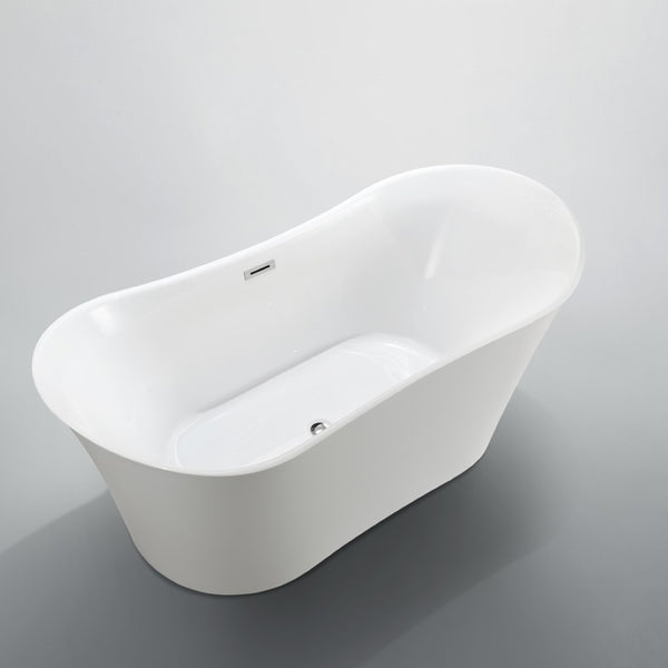 Bergamo 67 inch Freestanding Bathtub - Luxe Bathroom Vanities