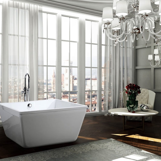Bologna 47 inch Freestanding Bathtub - Luxe Bathroom Vanities