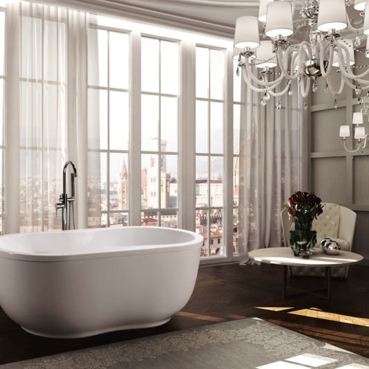 Brescia 65 inch Freestanding Bathtub - Luxe Bathroom Vanities