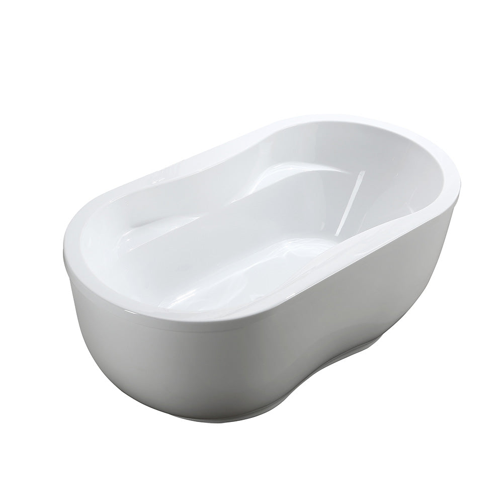Brescia 65 inch Freestanding Bathtub - Luxe Bathroom Vanities