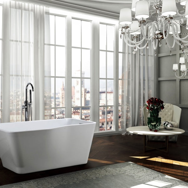 Florence 59 inch Freestanding Bathtub - Luxe Bathroom Vanities