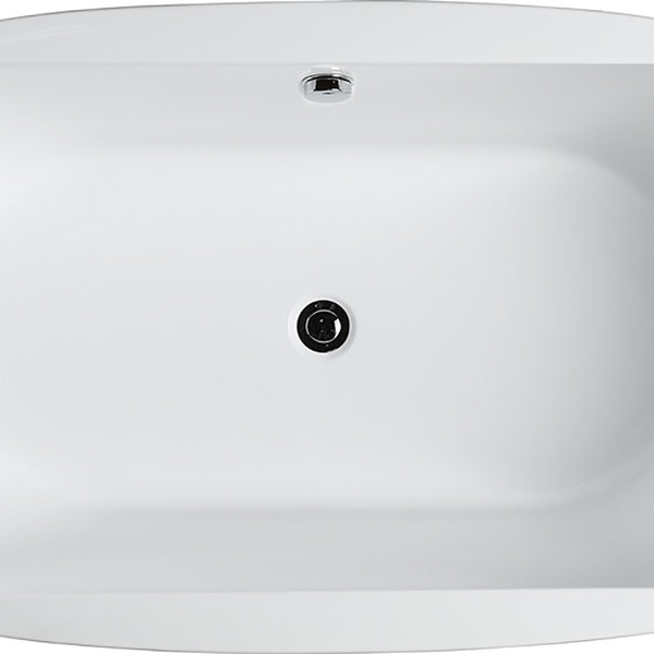 Genoa 59 inch Freestanding Bathtub - Luxe Bathroom Vanities
