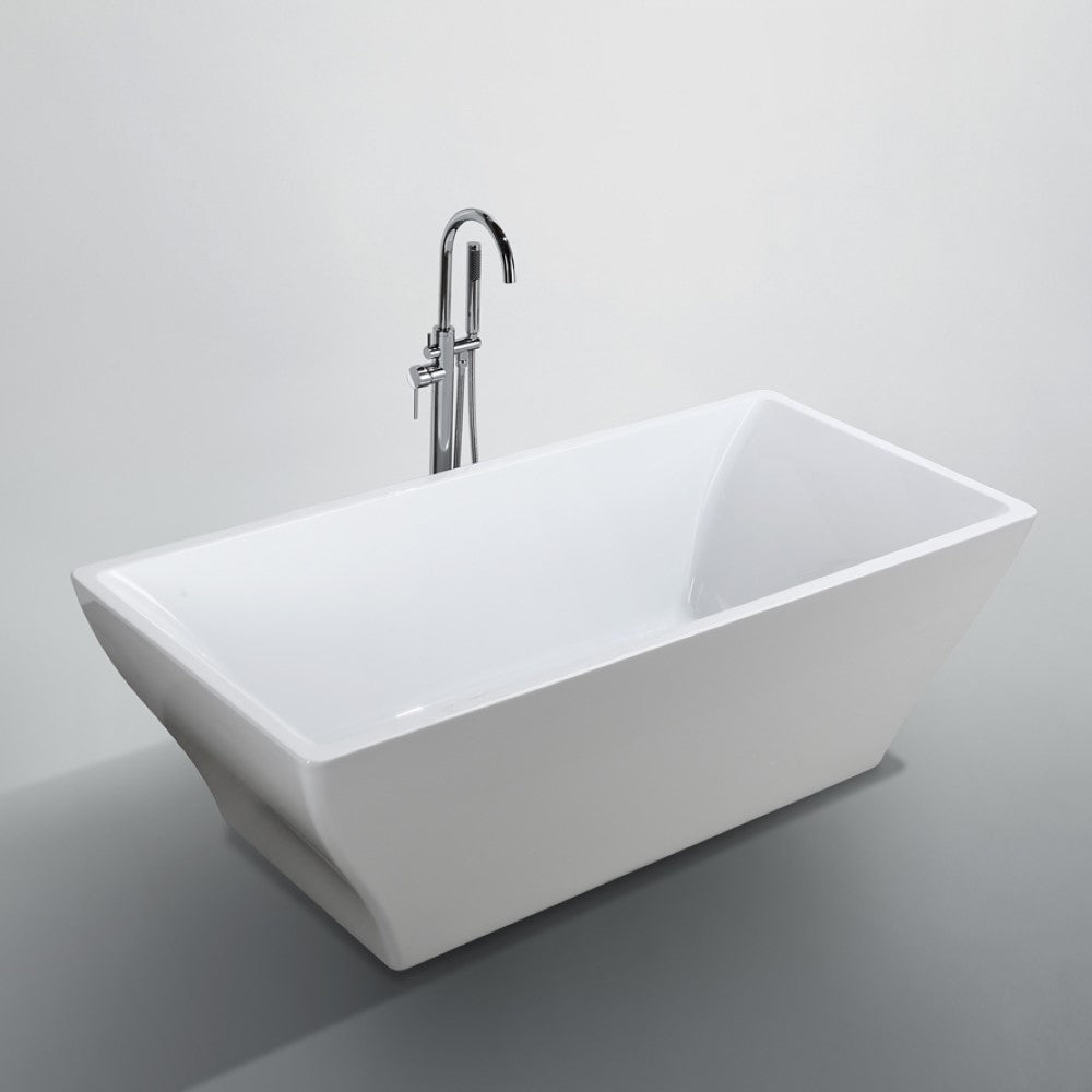 Messina 71 inch Freestanding Bathtub - Luxe Bathroom Vanities