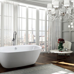 Palermo 67 inch Freestanding Bathtub - Luxe Bathroom Vanities