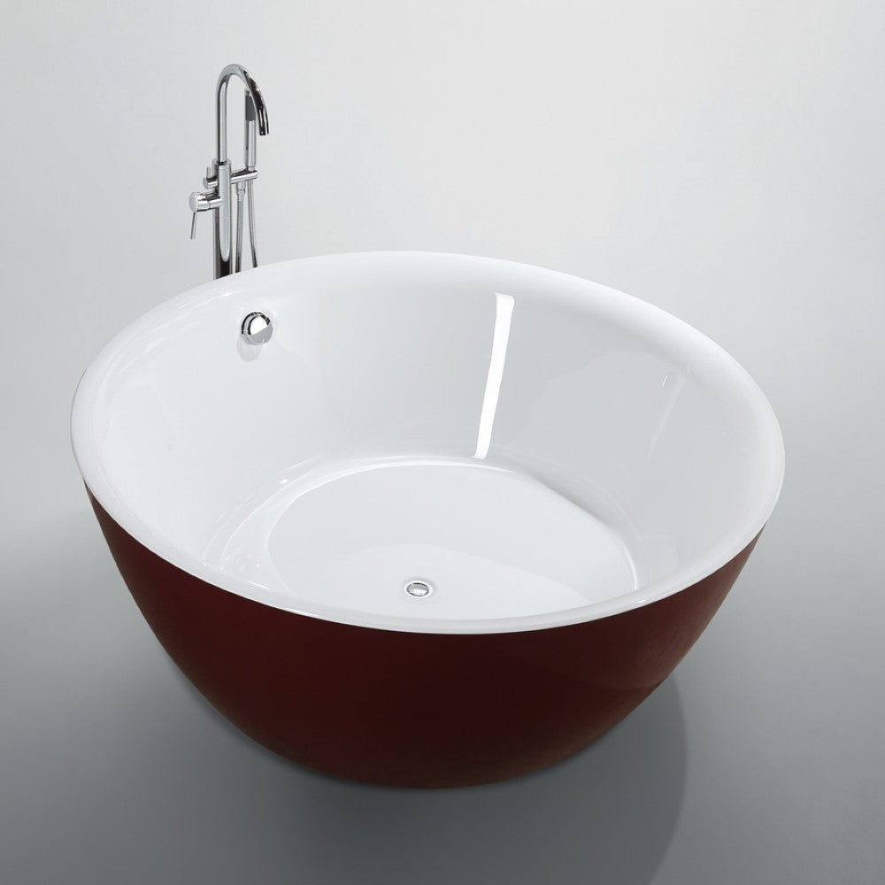 Prato 59 inch Freestanding Bathtub - Luxe Bathroom Vanities