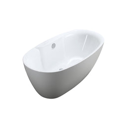 Pisa 63 inch Freestanding Bathtub - Luxe Bathroom Vanities