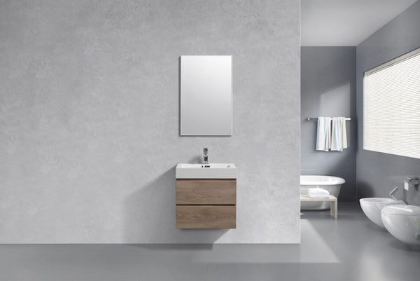 Kubebath Bliss 24" Wall Mount Modern Bathroom Vanity - Luxe Bathroom Vanities