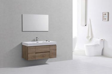 Kubebath Bliss 48" Wall Mount Modern Bathroom Vanity - Luxe Bathroom Vanities