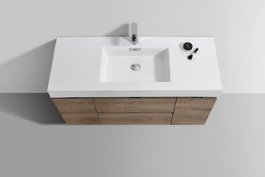 Kubebath Bliss 48" Wall Mount Modern Bathroom Vanity - Luxe Bathroom Vanities