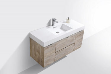 Kubebath Bliss 48" Wall Mount Modern Bathroom Vanity - Luxe Bathroom Vanities