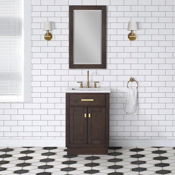 Water Creation CH24A Chestnut 24" Single Bathroom Vanity - Luxe Bathroom Vanities