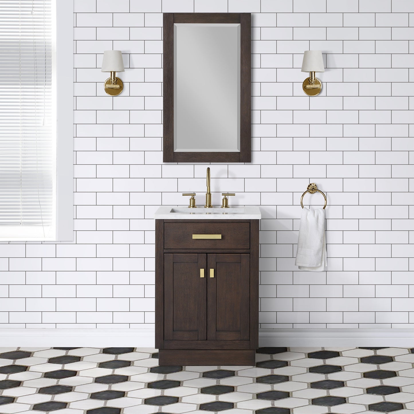 Water Creation CH24B Chestnut 24" Single Bathroom Vanity - Luxe Bathroom Vanities