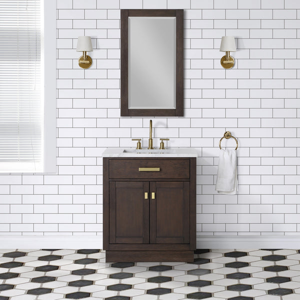 Water Creation CH30C Chestnut 30" Single Bathroom Vanity - Luxe Bathroom Vanities
