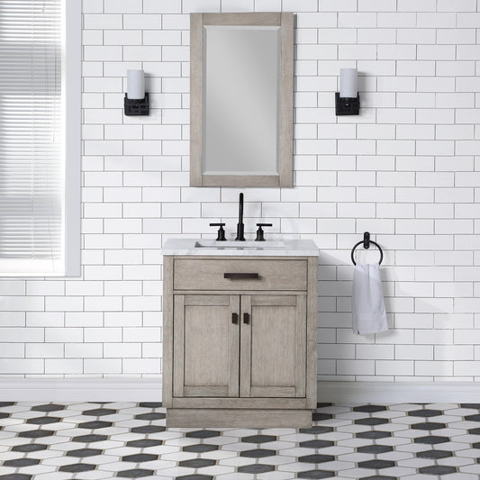 Water Creation CH30D Chestnut 30" Single Bathroom Vanity - Luxe Bathroom Vanities