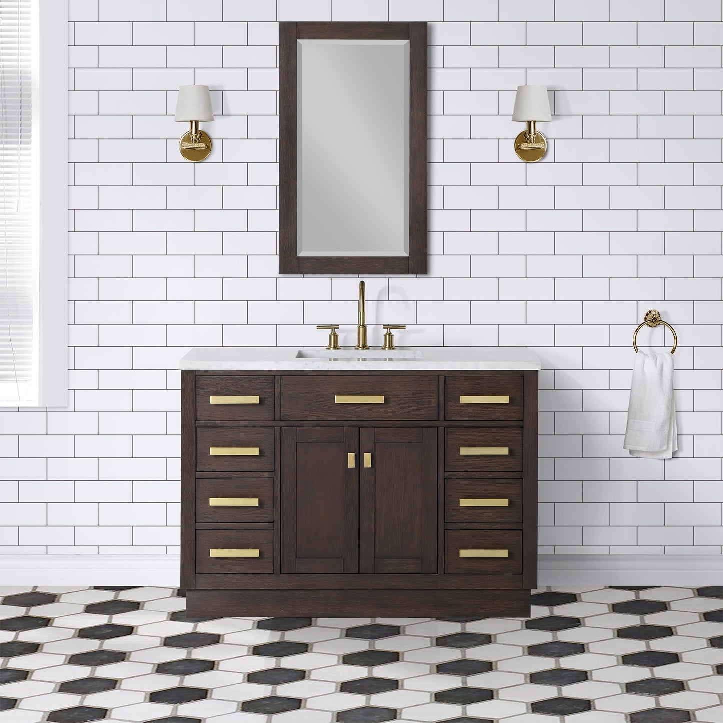 Water Creation CH48C Chestnut 48" Single Bathroom Vanity - Luxe Bathroom Vanities