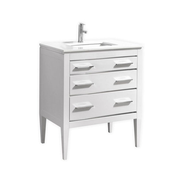 Kubebath Eiffel 30'' Vanity Counter Top - Luxe Bathroom Vanities