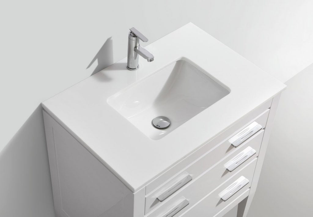 Kubebath Eiffel 30'' Vanity Counter Top - Luxe Bathroom Vanities