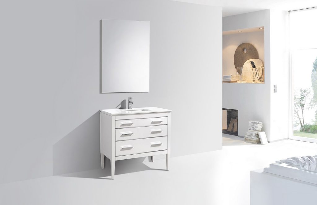 Kubebath Eiffel 36'' Vanity Counter Top - Luxe Bathroom Vanities