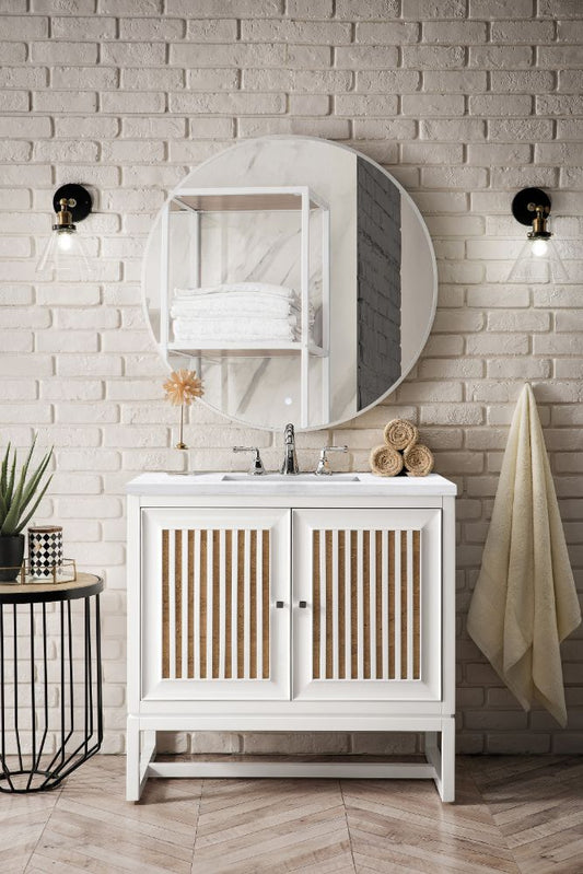 Athens 36" Single Vanity Cabinet - Luxe Bathroom Vanities