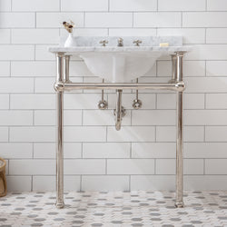 Water Creation Embassy 30 Inch Wide Single Wash Stand with P-Trap and Counter Top with Basin - Luxe Bathroom Vanities