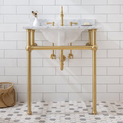 Water Creation Embassy 30 Inch Wide Single Wash Stand Only - Luxe Bathroom Vanities
