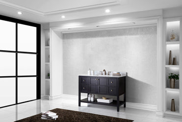 Virtu USA Winterfell 48" Single Bath Vanity with Marble Top and Square Sink - Luxe Bathroom Vanities