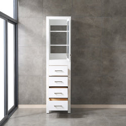 Eviva Aberdeen 18" Freestanding Side Cabinet - Luxe Bathroom Vanities Luxury Bathroom Fixtures Bathroom Furniture