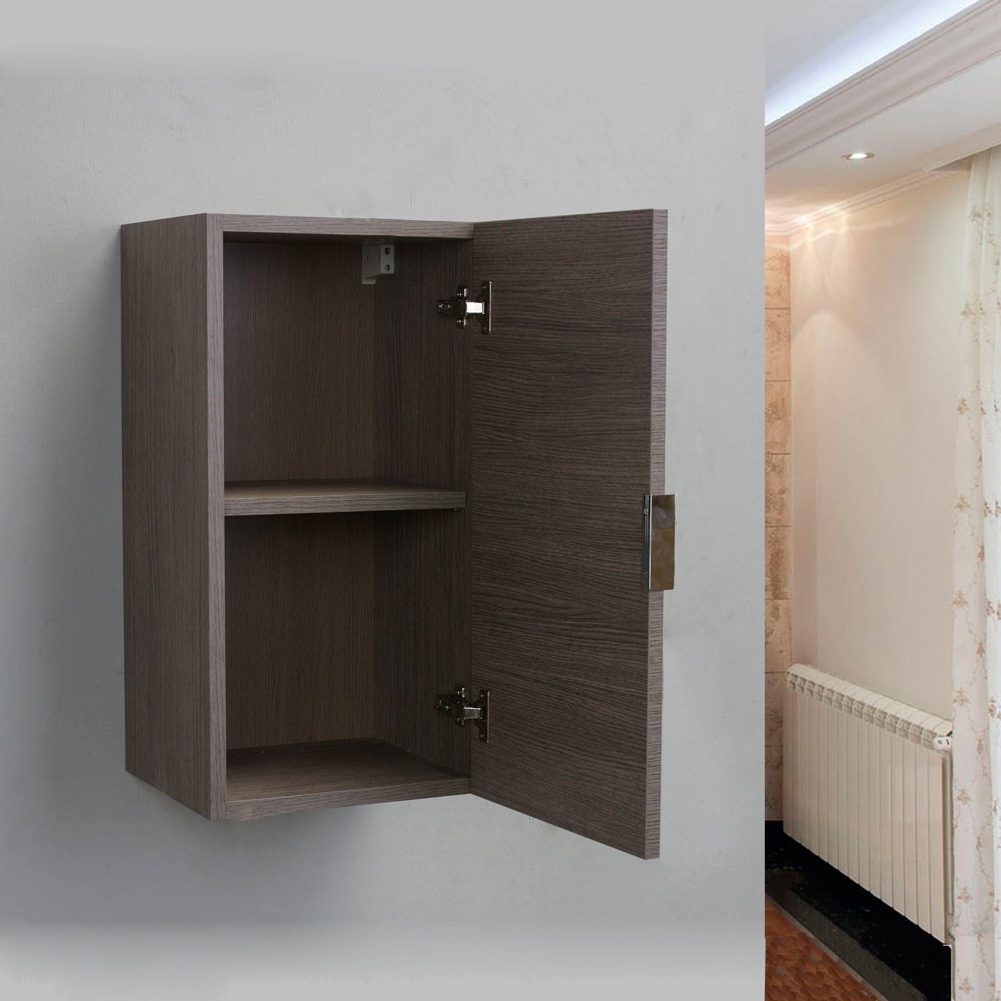 Eviva Cup 13" Modern Wall Mount Side Cabinet Storage - Luxe Bathroom Vanities Luxury Bathroom Fixtures Bathroom Furniture