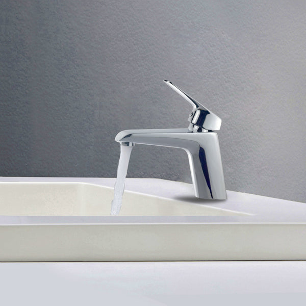 EVIVA Lotus Single Handle Bathroom Sink Faucet - Luxe Bathroom Vanities Luxury Bathroom Fixtures Bathroom Furniture
