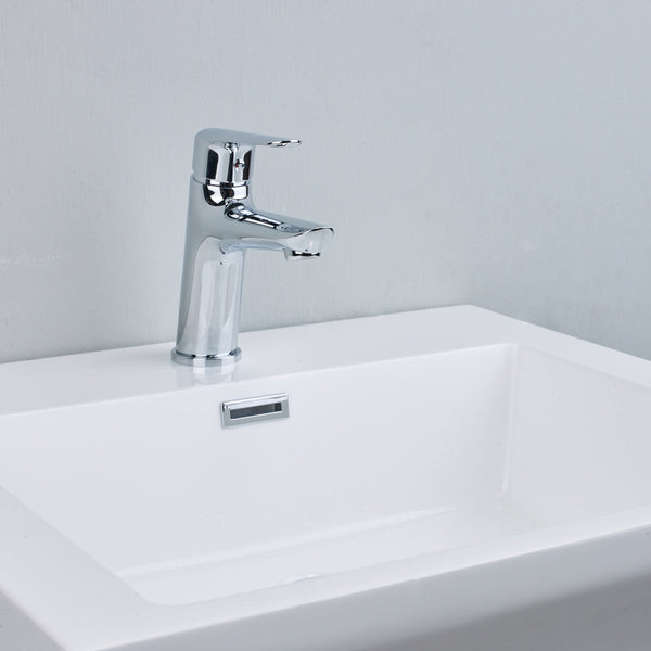 EVIVA Serin  Single Handle (Lever) Bathroom Sink Faucet - Luxe Bathroom Vanities Luxury Bathroom Fixtures Bathroom Furniture