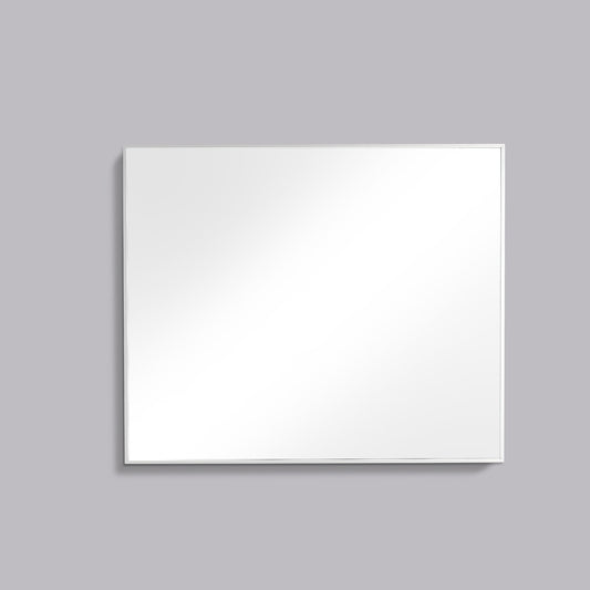 Eviva Sax 30 in. Polished Chrome Framed Bathroom Wall Mirror - Luxe Bathroom Vanities Luxury Bathroom Fixtures Bathroom Furniture