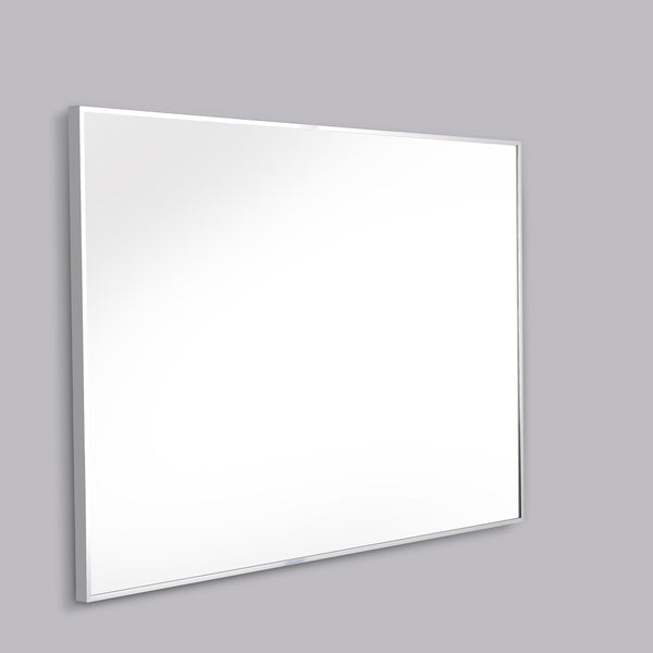 Eviva Sax 48 in. Polished Chrome Framed Bathroom Wall Mirror - Luxe Bathroom Vanities Luxury Bathroom Fixtures Bathroom Furniture