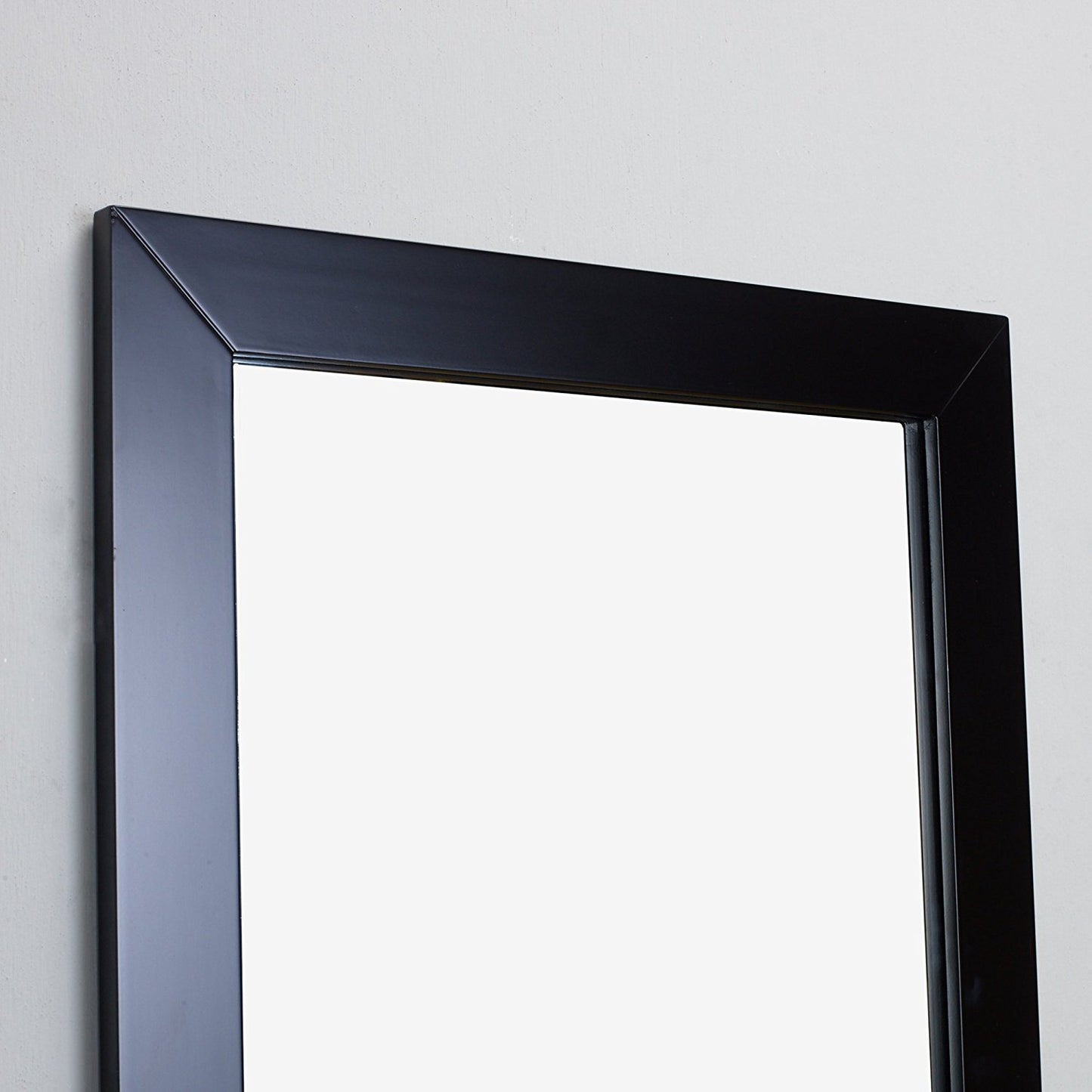 Eviva Sun 24" Espresso Framed Bathroom Wall Mirror - Luxe Bathroom Vanities Luxury Bathroom Fixtures Bathroom Furniture
