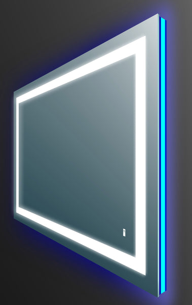 Eviva EVMR52-20X28-LED Deco Piece Wall Mounted Lighted Bathroom Vanity, Backlit LED Mirror with Frame Lights - Luxe Bathroom Vanities Luxury Bathroom Fixtures Bathroom Furniture