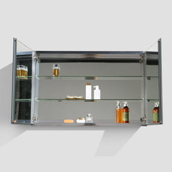 Eviva Lazy 40 inch Mirror Medicine Cabinet with No Light - Luxe Bathroom Vanities Luxury Bathroom Fixtures Bathroom Furniture