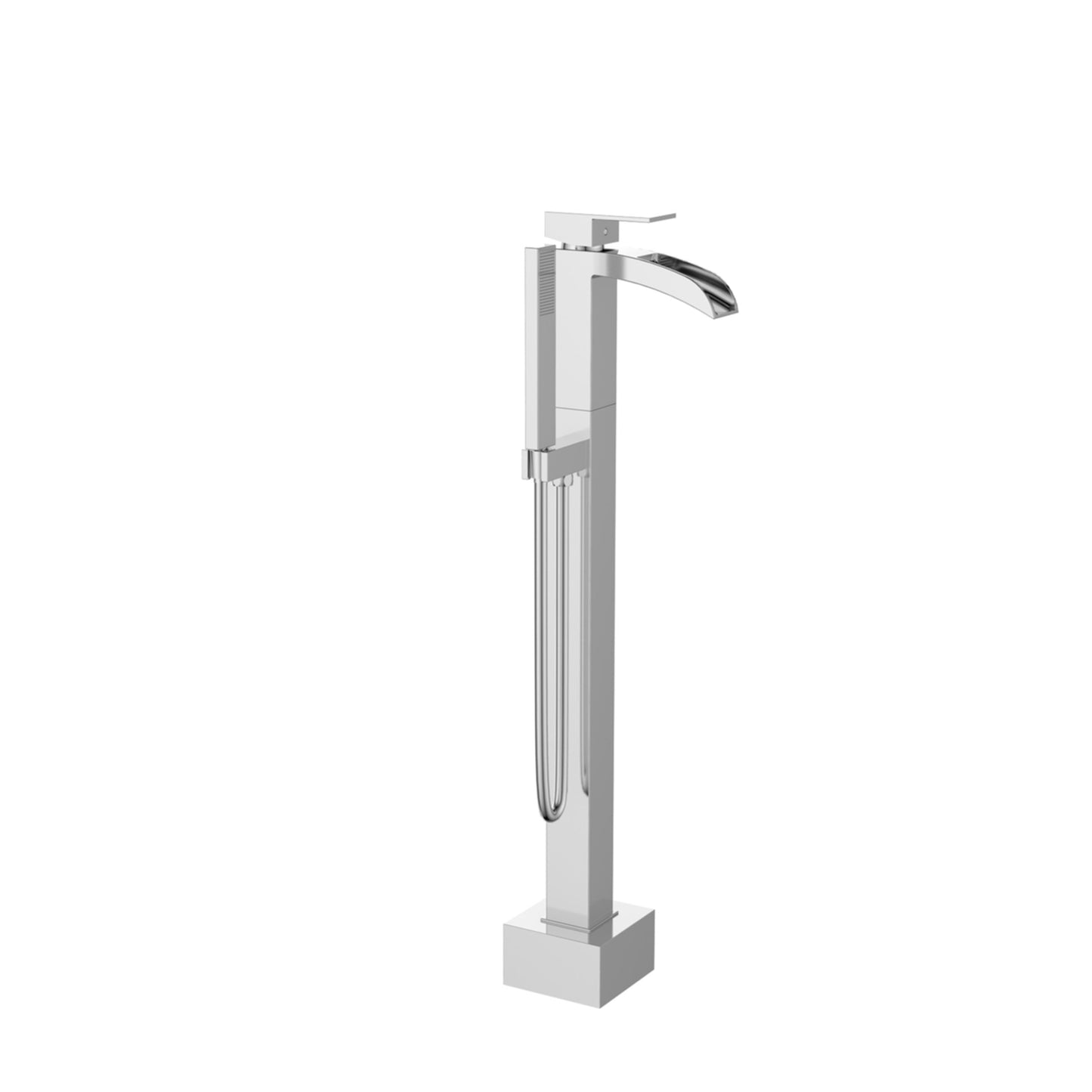 Eviva Lulu Free Standing Tub Filler in Chrome Finish - Luxe Bathroom Vanities Luxury Bathroom Fixtures Bathroom Furniture