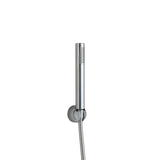 Eviva Rainmaker Thermostatic Massage -Jet Shower Tower System in Brushed silver finish - Luxe Bathroom Vanities Luxury Bathroom Fixtures Bathroom Furniture
