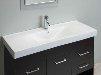 Totti Gloria 48 inch Bathroom Vanity with White Integrated Porcelain Sink - Luxe Bathroom Vanities Luxury Bathroom Fixtures Bathroom Furniture