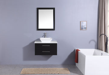 24 Inch Bathroom Vanity with Sink for Small Space Modern Design